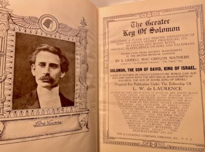 The Greater Key of Solomon including a Clear and Precise Exposition of King Solomon's Secret Procedure, Its Mysteries, and Magic Rites by S. Liddell Mac Gregor Mathers - Image 3