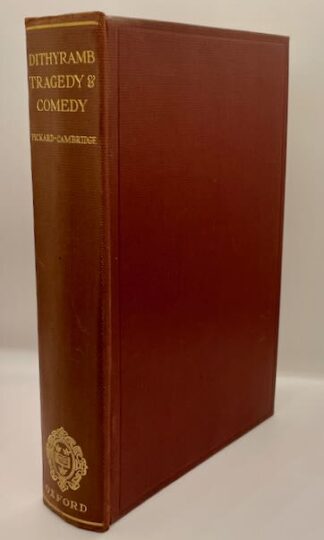 Dithyramb: Tragedy and Comedy by A.W. Pickard-Cambridge