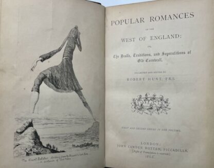 Popular Romances of the West of England; or, the Drolls, Traditions, and Superstitions of Old Cornwall collected and edited by Robert Hunt - Image 3