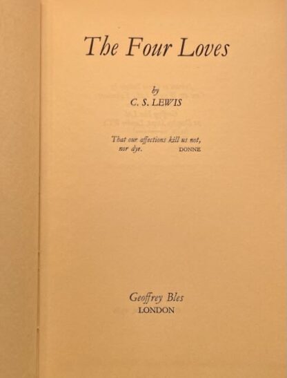 The Four Loves by C.S. Lewis - Image 4