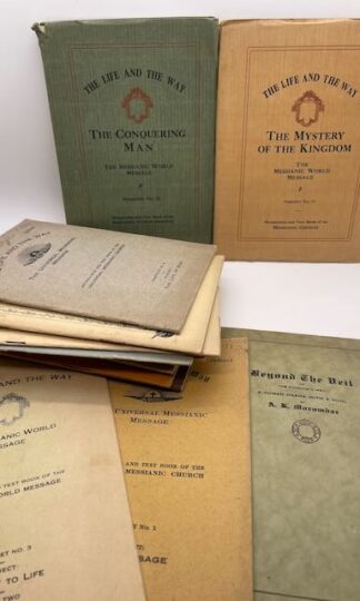 Collection of Lecture Booklets by early esoteric lecturer A. K. Mozumdar