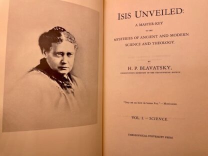 Isis Unveiled: A Master Key to the Mysteries of Ancient and Modern Science and Theology by H. P. Blavatsky - Image 3