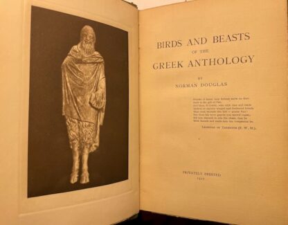 Birds and Beasts of Greek Anthology by Norman Douglas - Image 3