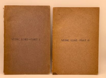 Vedic Lore edited by Pandit G. Krishna Sastri