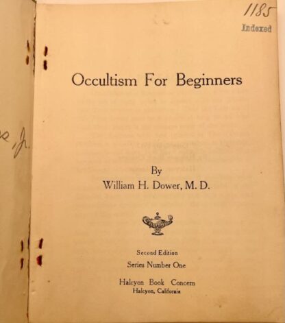 Occultism for Beginners by William H. Dower - Image 3