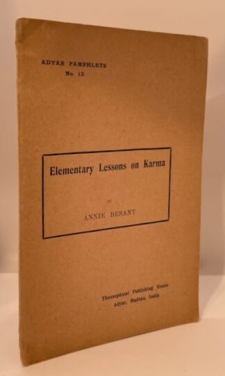 Elementary Lessons on Karma by Annie Besant