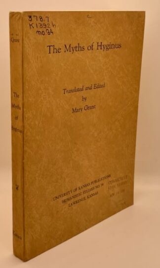 The Myths of Hyginus, translated and edited by Mary Grant