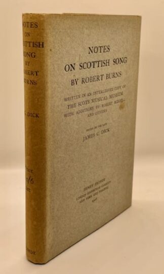 Notes on Scottish Song by Robert Burns