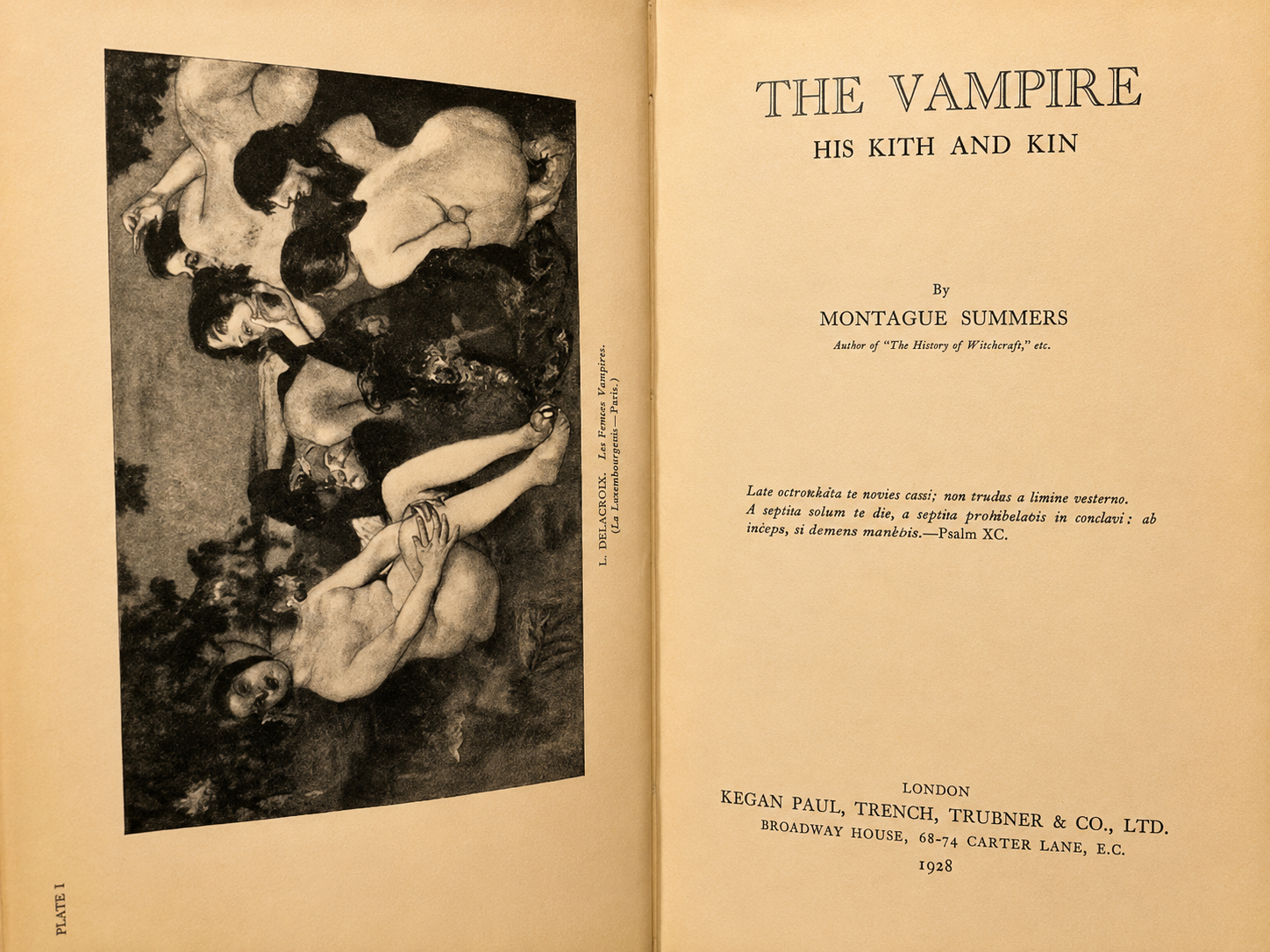 The Vampire: His Kith and Kin by Montague Summers - Image 3