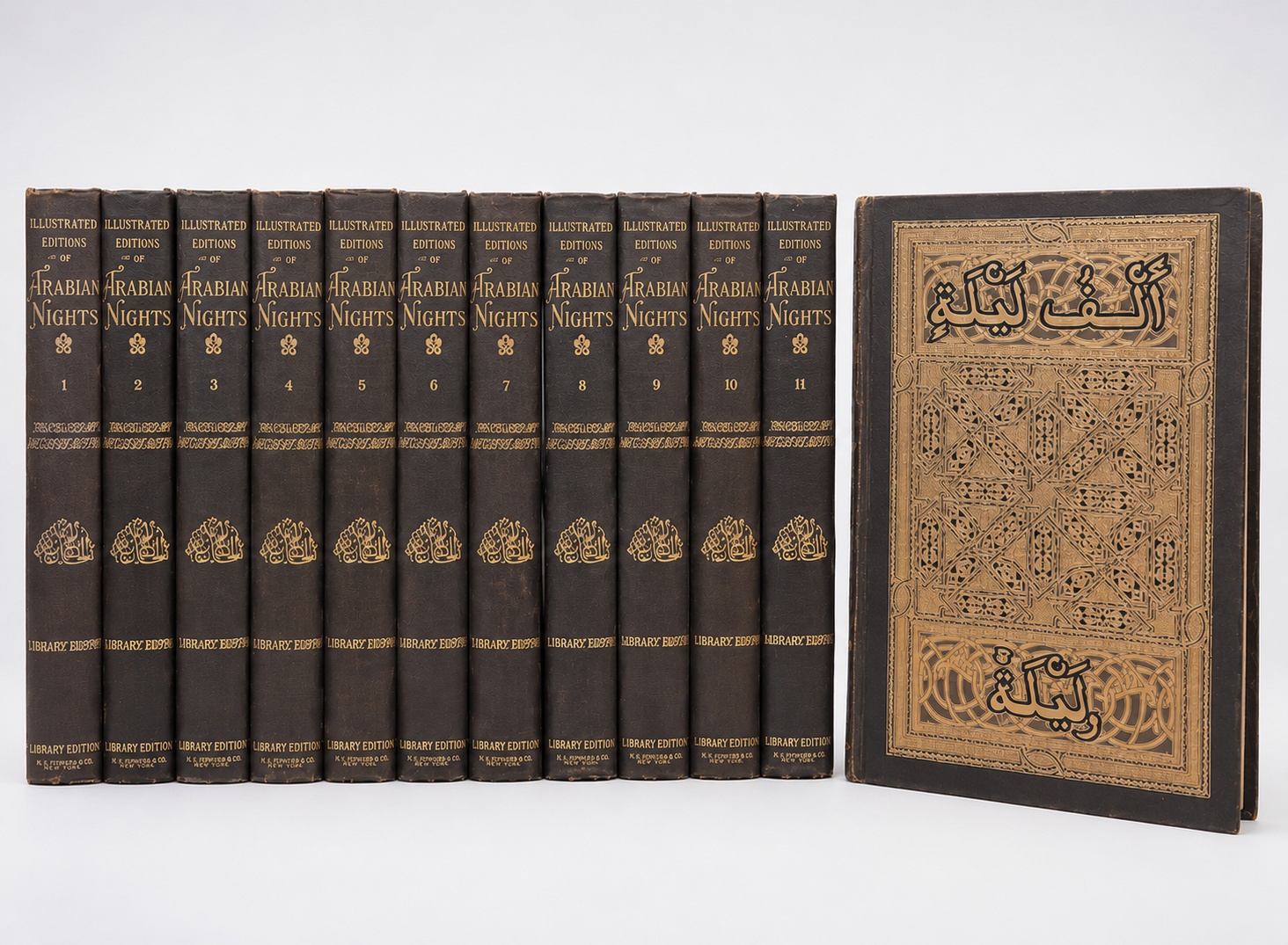 The Book of the Thousand Nights and a Night, translated from the Arabic by Captain Sir Richard F. Burton, reprinted from the original edition and edited by Leonard C. Smithers
