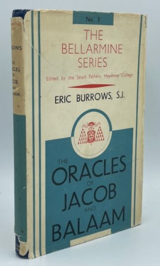 The Oracles of Jacob and Balaam by Eric Burrows